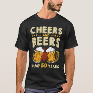 Camiseta Saludos Y Cervezas A Mis 50 Años 50 Años