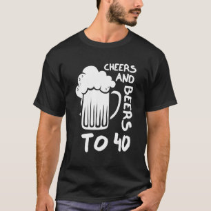Camiseta Saludos Y Cervezas Al 40 Aniversario