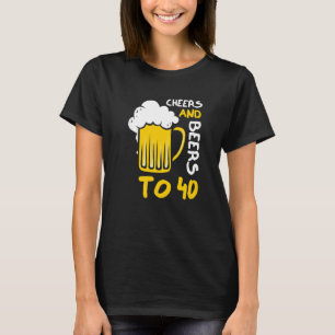Camiseta Saludos Y Cervezas Al 40 Aniversario