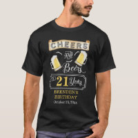 Saludos y cervezas en fiesta de cumpleaños de 21 a
