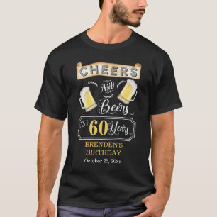 Camiseta Saludos y cervezas para fiesta de cumpleaños de 6