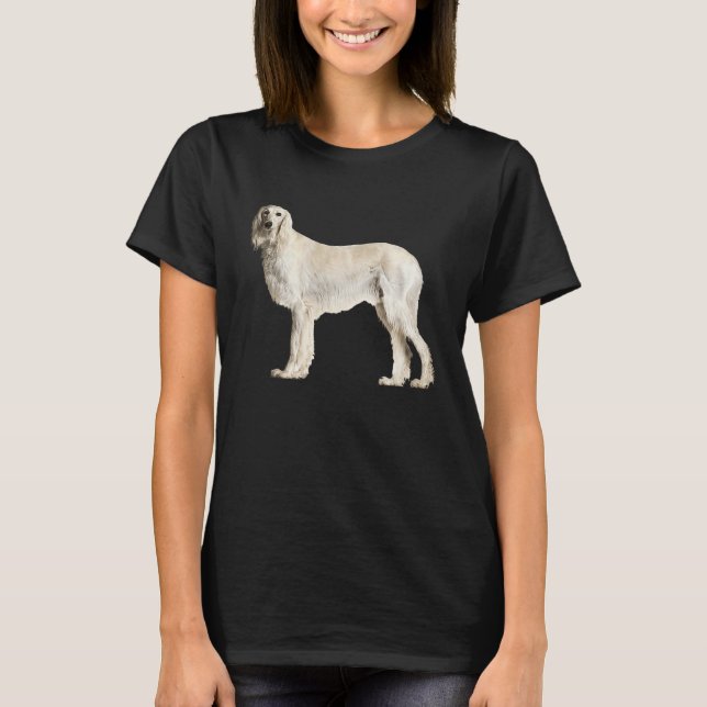Camiseta Saluki lindo (Anverso)