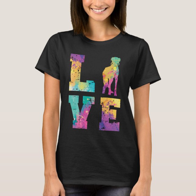 Camiseta Saluki Love (Anverso)