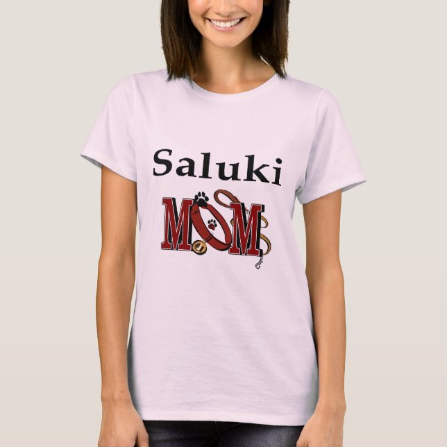 Camiseta Saluki MOM Gifts (Anverso)