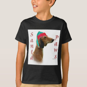 Camiseta Saluki Santa Paws