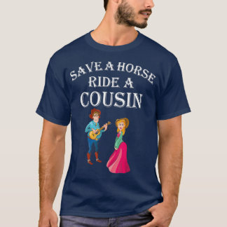 Camiseta Salva a caballo un primo de Hillbilly Redneck