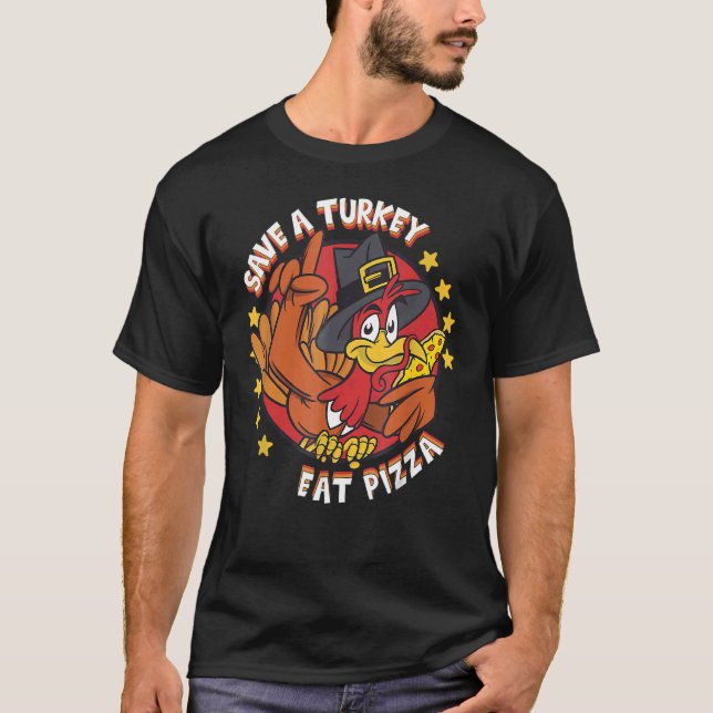 Camiseta Salva a Turquía come pizza gracias a los turcos Bo (Anverso)
