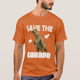 Camiseta Salva el kakapo retro