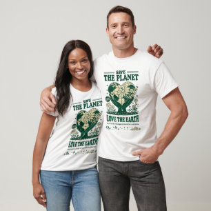 Camiseta Salva El Planeta Ama La Tierra EcoAmbiental