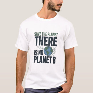 Camiseta Salva El Planeta, No Hay Planeta B