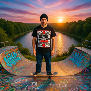 Camiseta Salva El Planeta Patineta Skateboard