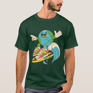 Camiseta Salva el Planeta Vida Ecológica Tierra Sostenible