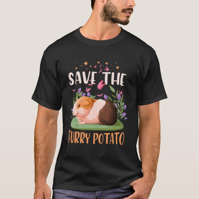 Camiseta Salva La Rueda De La Patata De La Muerte Cavy Love (Anverso)