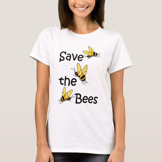 Camiseta Salva las Abejas (Anverso)