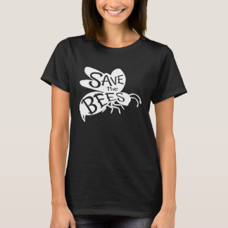Camiseta Salva Las Abejas Jardinería Apicultor De Blanco