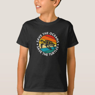 Camiseta Salva Los Océanos Salva Las Tortugas