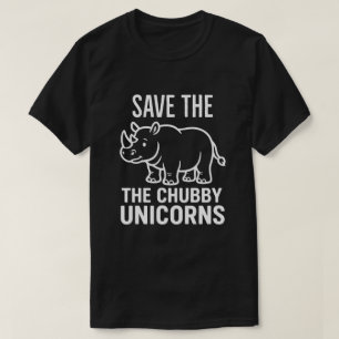 Camiseta Salva los Unicornios Regordetes Conserv