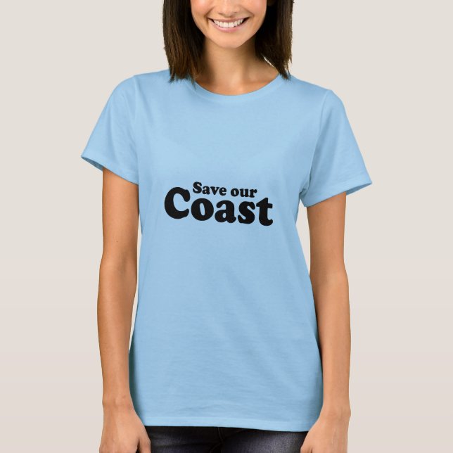 CAMISETA SALVA NUESTRA COSTA (Anverso)