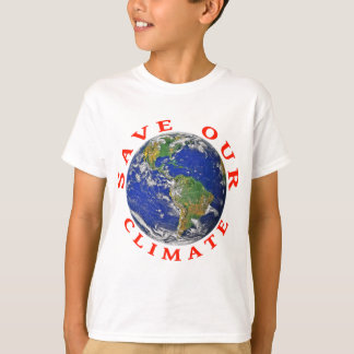 Camiseta Salva Nuestro Clima con la Tierra