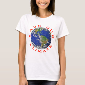 Camiseta Salva Nuestro Clima con la Tierra