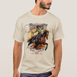 Camiseta Salva un Caballo; Monta un Vaquero | Aldult