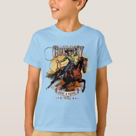 Camiseta Salva un Caballo; Monta un Vaquero | Niños
