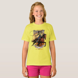 Camiseta Salva un Caballo; Monta un Vaquero | Niños