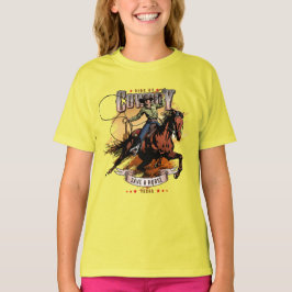 Camiseta Salva un Caballo; Monta un Vaquero | Niños