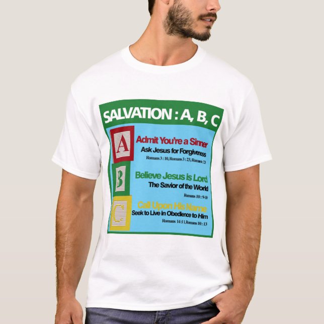Camiseta Salvación ABC (Anverso)