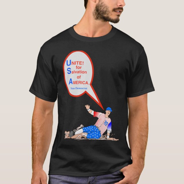 Camiseta SALVACIÓN DE Biden USA 2020 (Anverso)