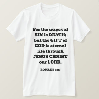 Camiseta Salvación El don libre de Dios de los romanos Bibl