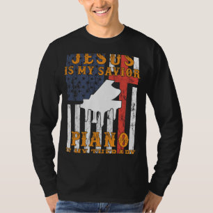 Camiseta Salvación melódica: Jesús es mi Salvador, el piano