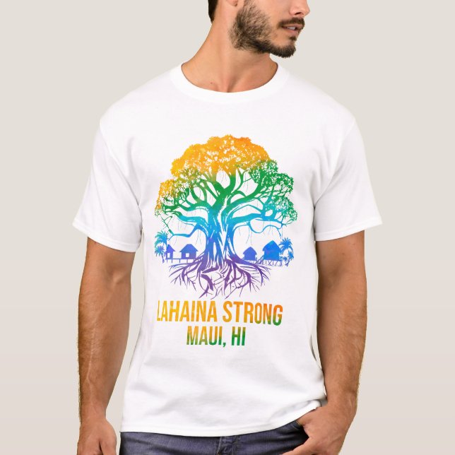 Camiseta Salvado árbol de Banyan antiguo Maui Hawaii (Anverso)