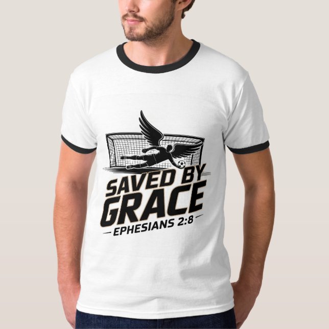 Camiseta Salvado por el fútbol en desgracia (Anverso)