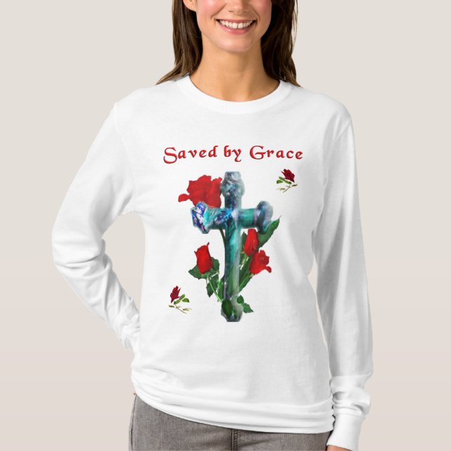 Camiseta Salvado por Grace (Anverso)