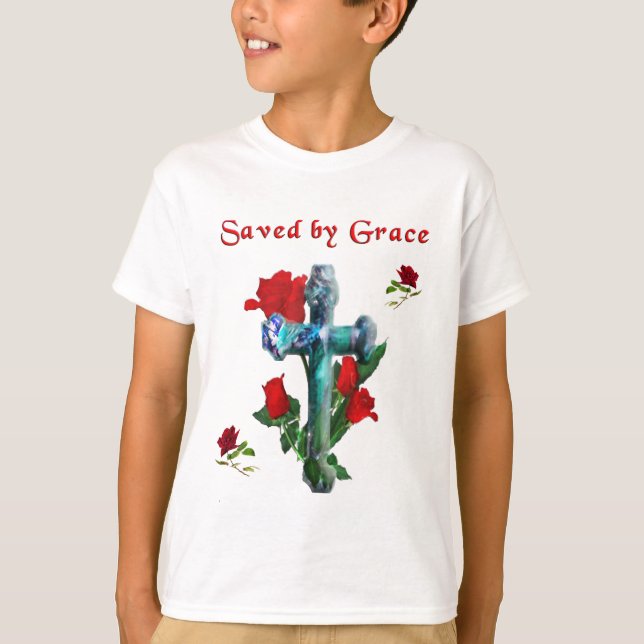 Camiseta Salvado por Grace (Anverso)