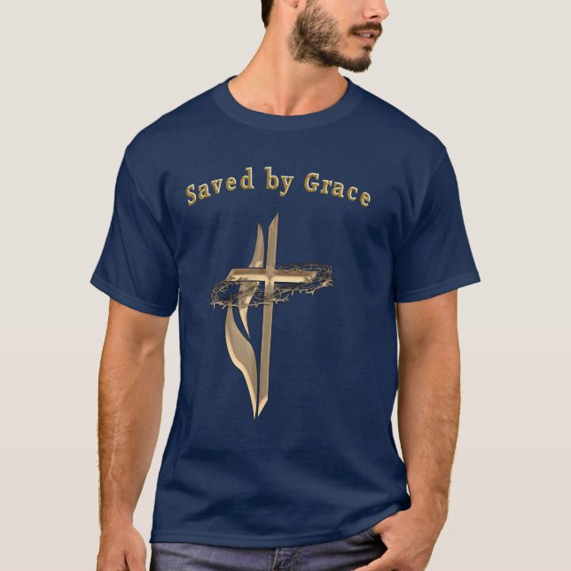 Camiseta Salvado por Grace (Anverso)