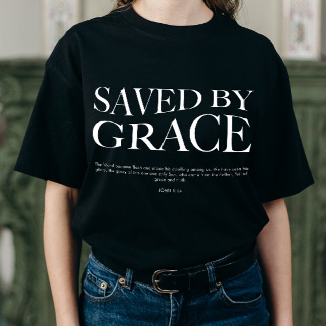 Camiseta Salvado por Grace | Prendas de vestir estéticas cr (Subido por el creador)