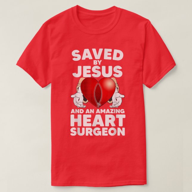 Camiseta Salvado por Jesús y una asombrosa recuperación de  (Diseño del anverso)