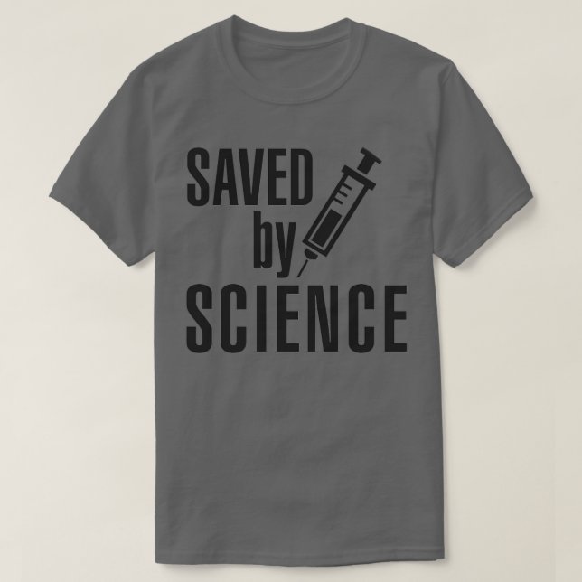 Camiseta Salvado por la ciencia (Diseño del anverso)