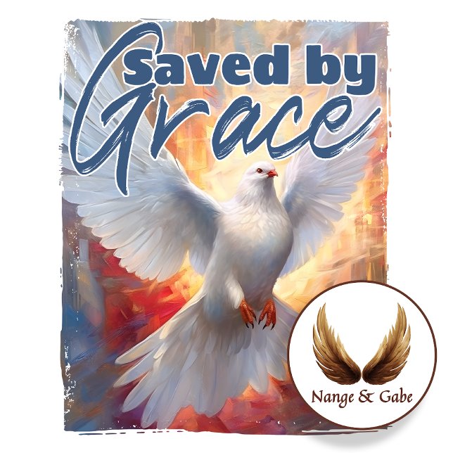 Camiseta Salvado por la gracia - Abraza el poder del amor d (Embrace the profound impact of God's Love and Grace with our 'Saved by Grace' t-shirt)