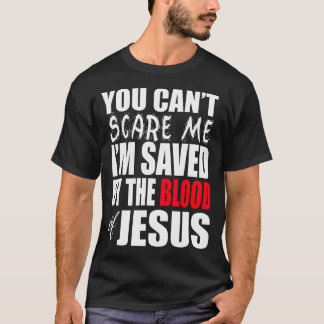 Camiseta Salvado Por La Sangre De Jesús Cristiano