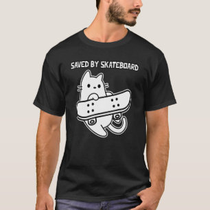 Camiseta Salvado por skateboard sk8 Kitten