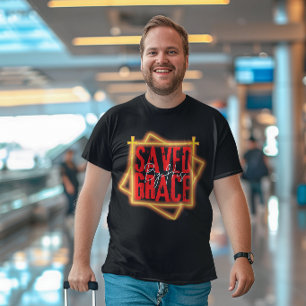 Camiseta Salvado por su Gracia - Biblia de Gratitud del Eva