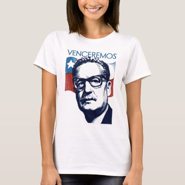 Camiseta Salvador Allende - Venceremos (Anverso)