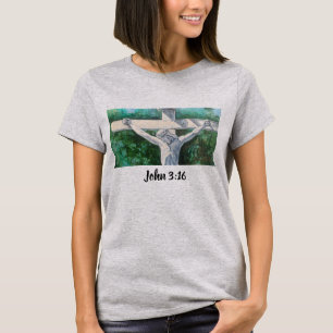Camiseta Salvador Cristiano Juan 3:16., Navidad- Pascua