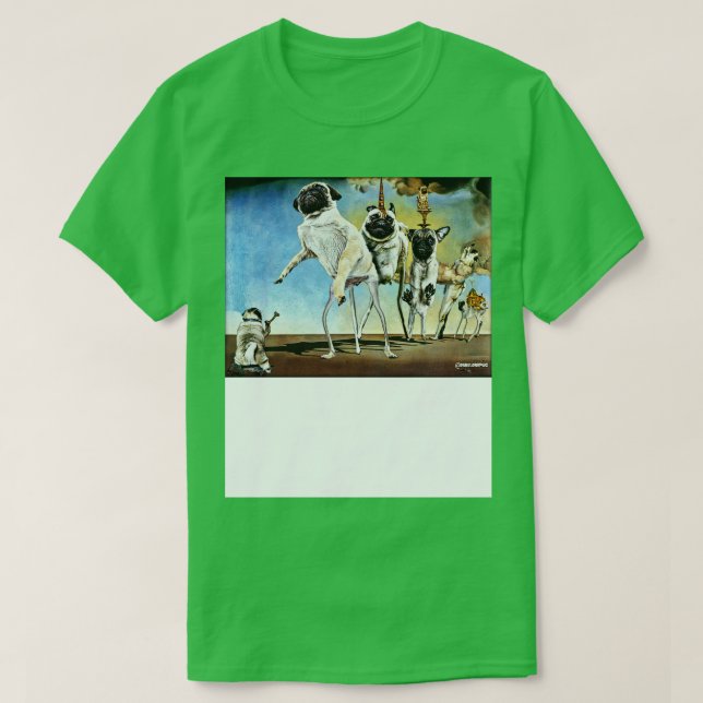 Camiseta Salvador Dalí, el Redlista (Diseño del anverso)