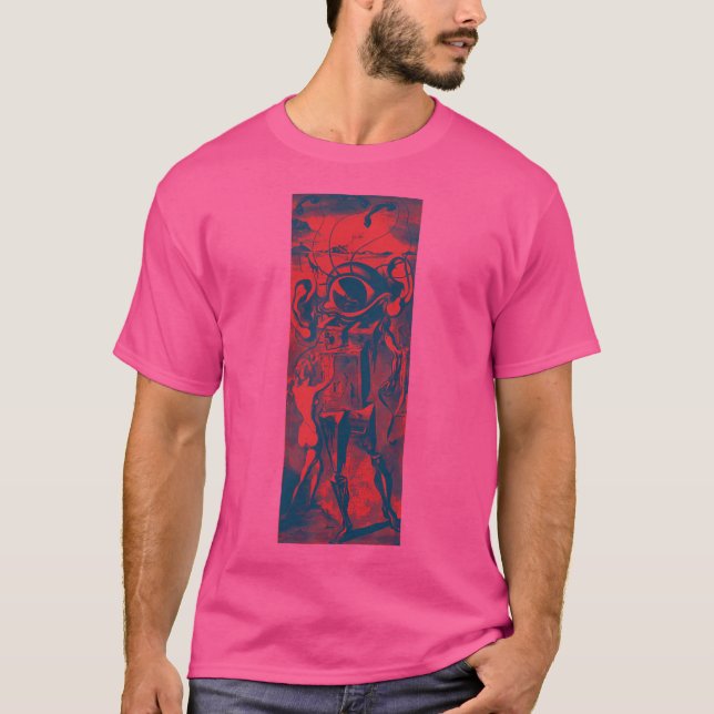 Camiseta Salvador Dalí - Las siete animadas artes (Anverso)