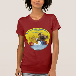 Camiseta Salvador de la vida - Adoptar Mascotas sin hogar