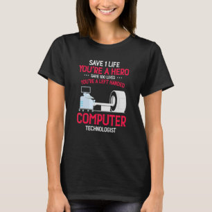 Camiseta Salvador en vivo a la izquierda Héroe en mano Xray